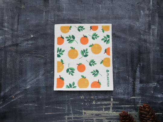 Orange - Swedish Sponge Cloth