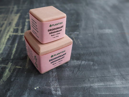 Zero Waste Deodorant Bar - Rose & Citrus