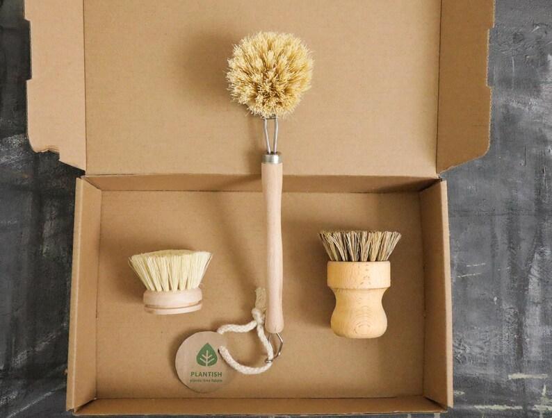 Zero Waste Kitchen Brush Set - Brush Kit